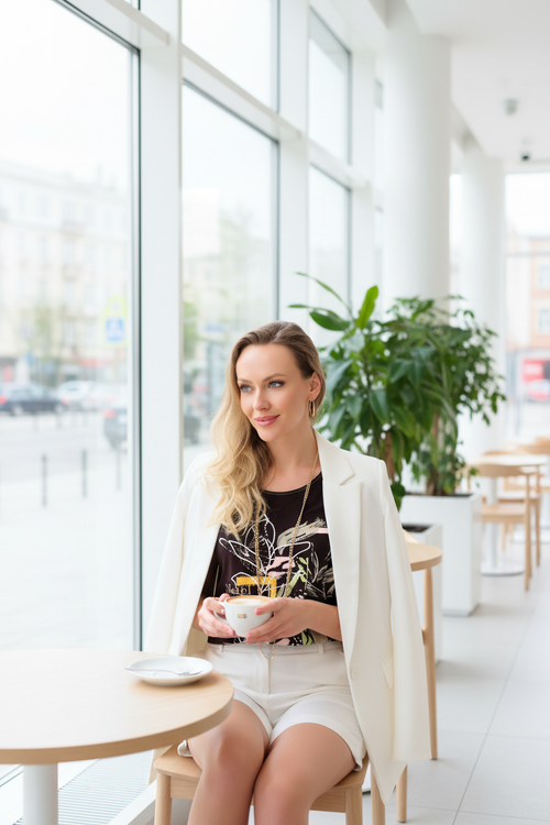 10. Café minimaliste moderne