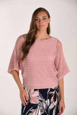 Chandail Crochet Ajouré Oversize Frank Lyman 261612 — L'art du fil qui laisse passer la lumière