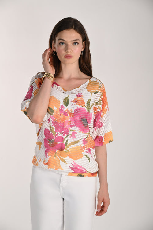 Haut Frank Lyman pour femme – Manches courtes, style coloré et estival