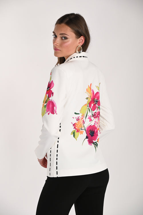 Veston Floral Ivoire Frank Lyman 261655 — La féminité en pleine floraison