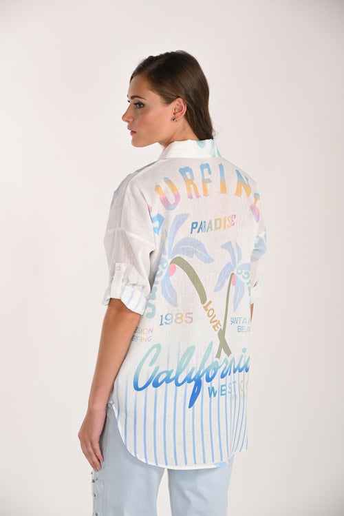 Chemise Oversize California Surfing Paradise Frank Lyman 261659 — L’été californien porté comme une évasion