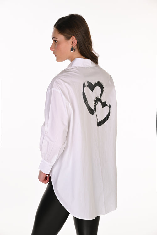 Chemise Oversize Graphique Love Style Frank Lyman 263766 — La chemise qui affiche la couleur — et le style — sans retenue