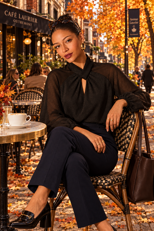 264119 - Café Outremont automne hoops dorés bistro