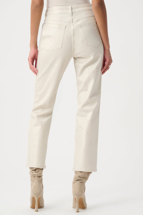 Pantalon droit champagne Joseph Ribkoff 264913 – look complet