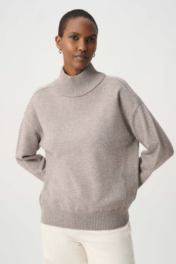 Chandail col roulé strass cristaux manches longues - Joseph Ribkoff