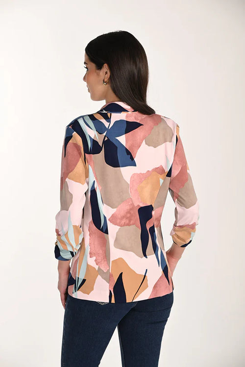 Veste Frank Lyman 266135 pour femme – Veste imprimée artistique au style chic et contemporain
