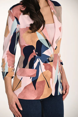 Veste Frank Lyman 266135 pour femme – Veste imprimée artistique au style chic et contemporain