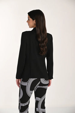 Veston noir élégant à bouton unique Frank Lyman 266301 – Coupe structurée et sophistiquée pour la femme moderne, du bureau aux occasions spéciales