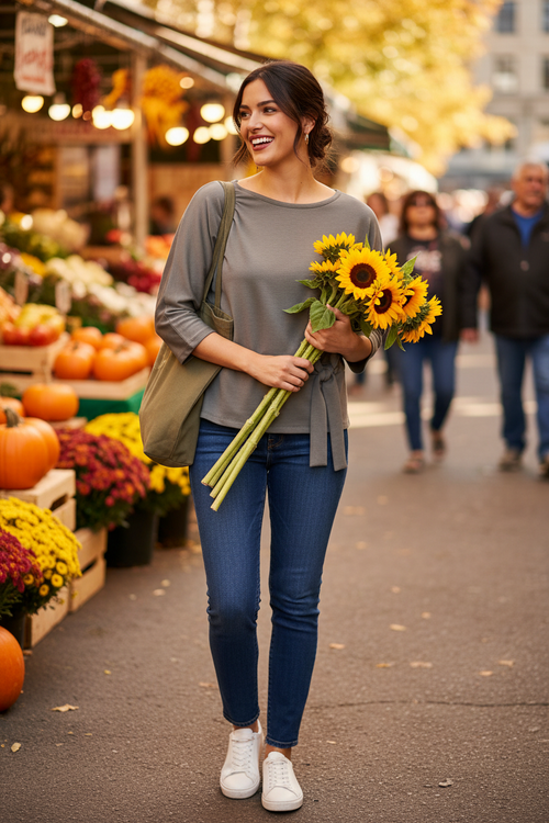 36579 Gris - Marché Jean-Talon tournesols