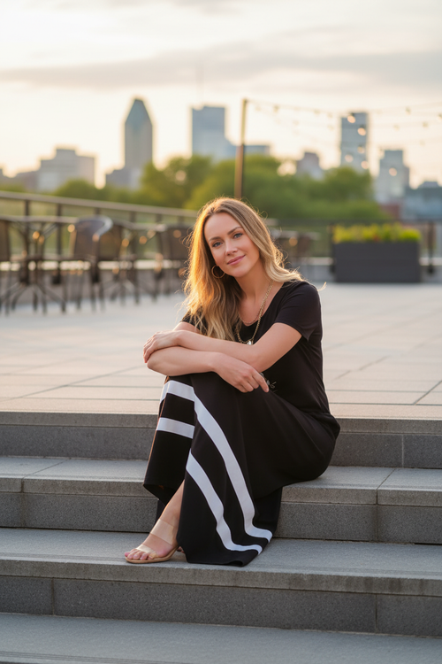 5. Assise sur marches terrasse