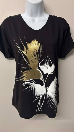 Haut Tricotto pour femme – Haut manches courtes confortable et polyval