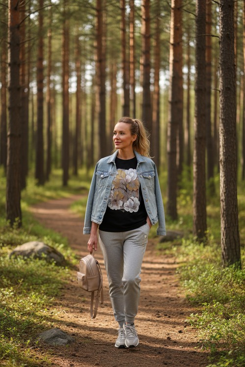 8. Sentier forêt de pins Mont-Tremblant