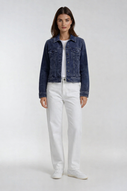 Jean straight leg snow blanc Carreli BJ-005