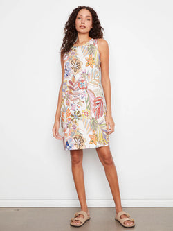 Robe Charlie B C3254-229B-P509 imprimé Maui floral pour femme – Colorée et estivale, parfaite pour sorties, vacances et occasions