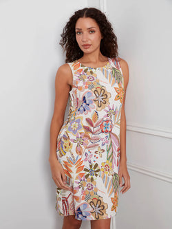 Robe Charlie B C3254-229B-P509 imprimé Maui floral pour femme – Colorée et estivale, parfaite pour sorties, vacances et occasions