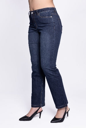 Jean foncé Carrelli PR-180-BR à coupe ajustée pour une silhouette élancée et moderne