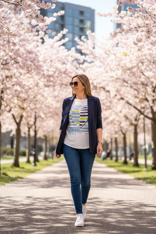 Chandail Tricotto au parc urbain