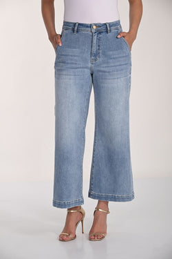 Pantalon Frank Lyman 266538 pour femme – Pantalon bleu à coupe moderne au style chic et structuré