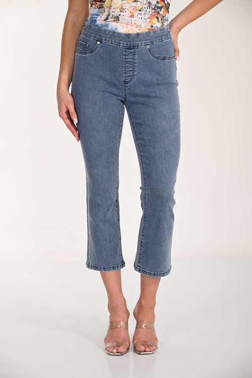 Pantalon Frank Lyman 266554 bleu ajusté pour femme – Élégant et moderne, parfait pour travail et occasions élégantes