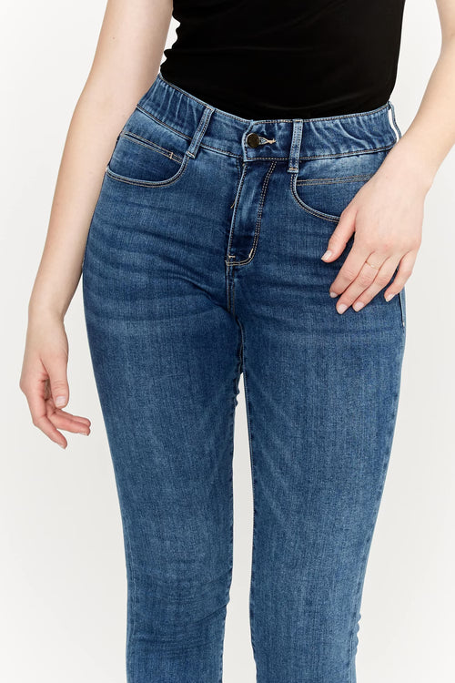 Jean Frank Lyman 213126U jambe droite design épuré pour femme – Élégant et polyvalent, parfait pour quotidien, bureau, sorties et occasions