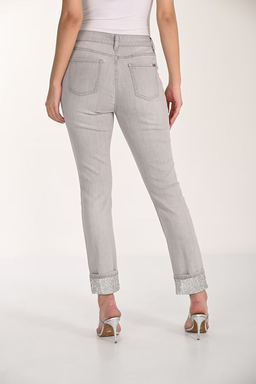 Pantalon Frank Lyman 266594 pour femme – Pantalon gris à la coupe moderne au style chic et polyvalent