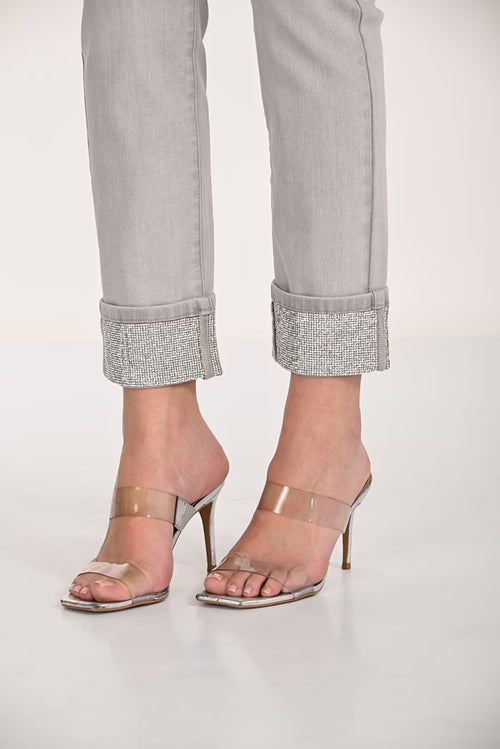 Pantalon Frank Lyman 266594 pour femme – Pantalon gris à la coupe moderne au style chic et polyvalent