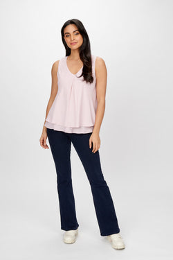 Camisole Frank Lyman 61175 structurée et raffinée pour femme – Élégante et professionnelle, parfaite pour bureau, occasions et soirées