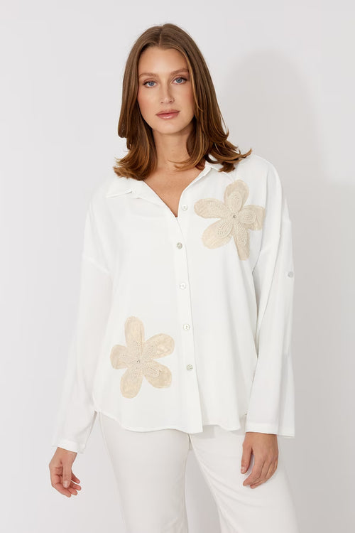 Haut Frank Lyman 266517 – Silhouette Épurée Blanc Cassé, Pour la Femme Élégante & Moderne