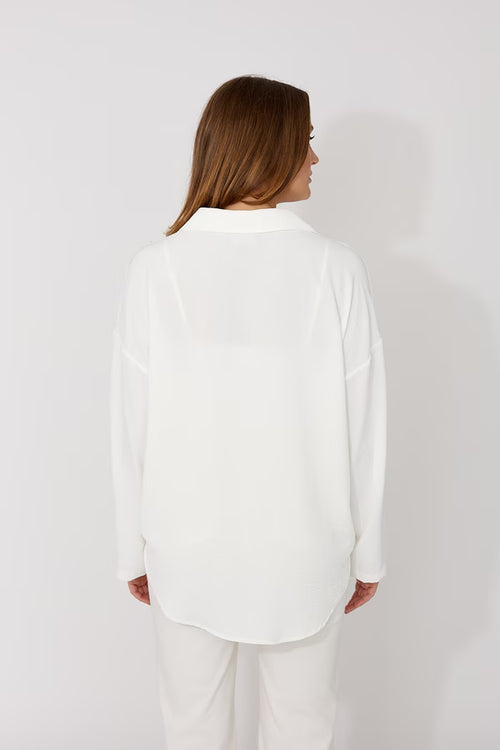 Haut Frank Lyman 266517 – Silhouette Épurée Blanc Cassé, Pour la Femme Élégante & Moderne
