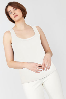 Camisole Frank Lyman 256022 noire à encolure carrée et bretelles larges – Style épuré, polyvalent et élégant
