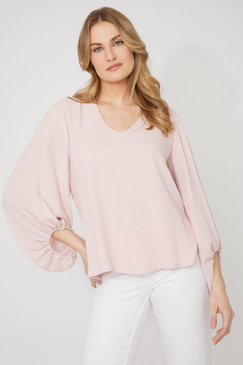 Haut Frank Lyman 266252 pour femme – Haut fluide à manches courtes au style élégant et délicat