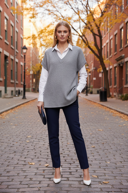 Gilet gris - Vieux-Montréal