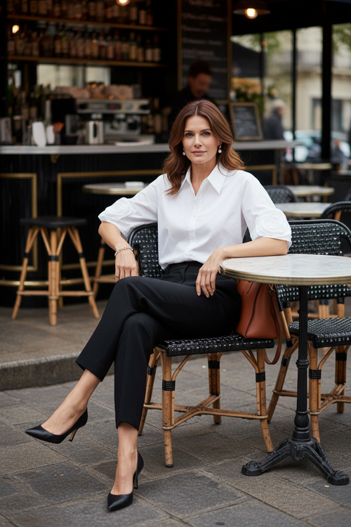 JE908 – Pantalon chic noir Paris