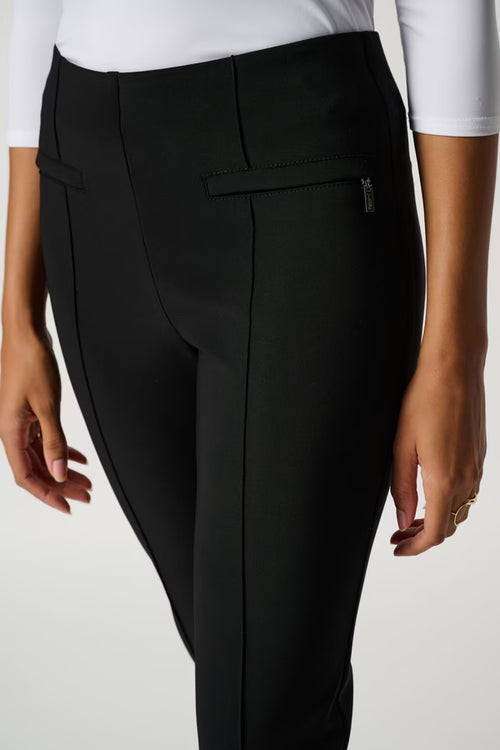 Pantalon Joseph Ribkoff 171094 noir coupe droite ajustée pour femme – Classique et intemporel, parfait pour bureau, occasions et soirées