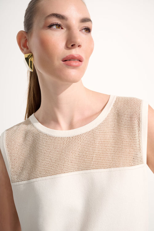 Haut Joseph Ribkoff 262612 pour femme – Haut lumineux à détails dorés au style chic et raffiné