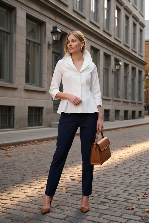 Look 1 – Vieux-Montréal, blouse seule