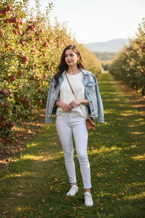 Look 2 · Manteau en jean · Verger