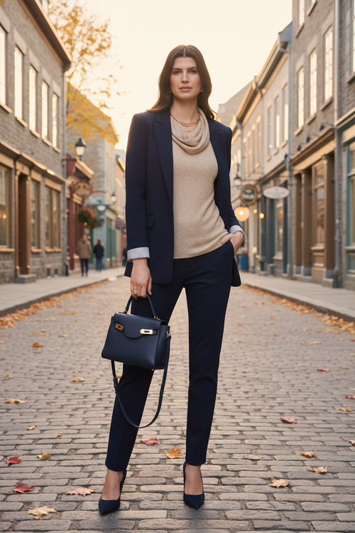 Look 4 – Québec, veston marine
