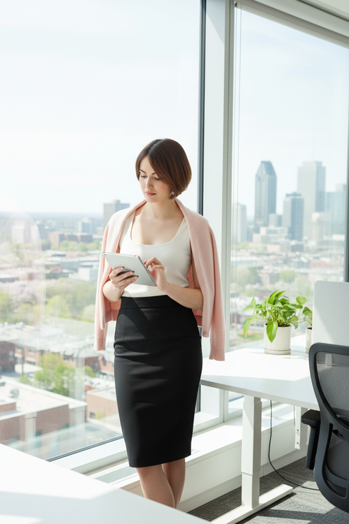 Look Bureau Vue Blanc