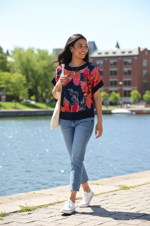 Look casual jeans