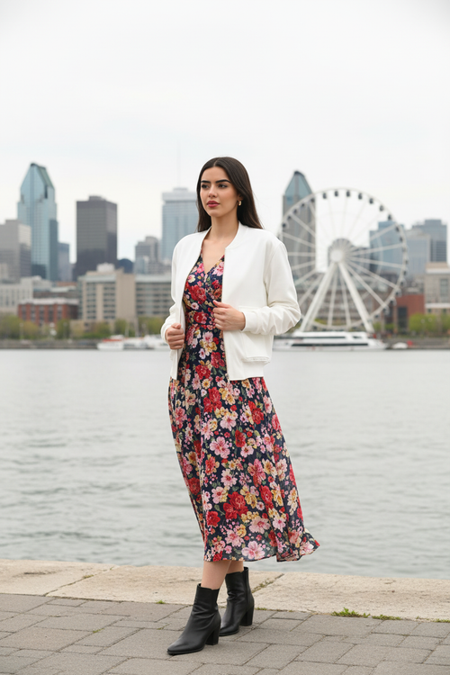 Look féminin avec robe