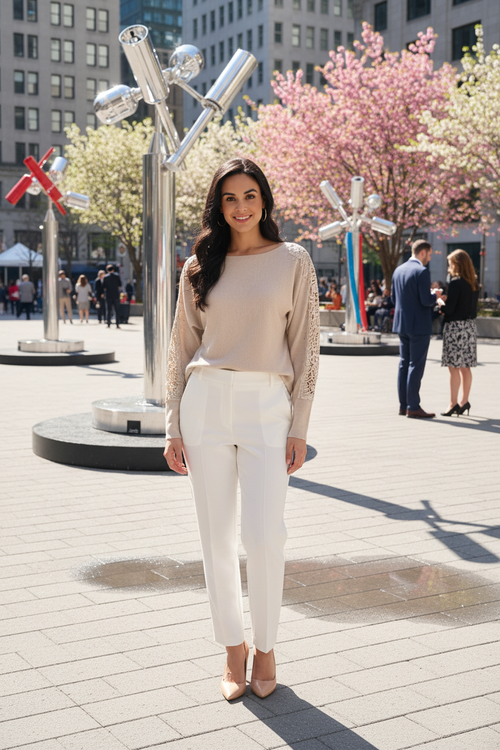 Look Pantalon Blanc