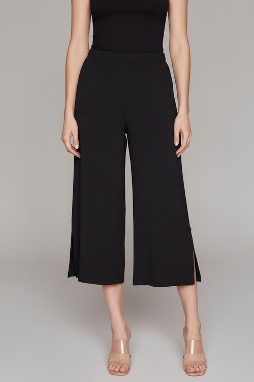 Pantalon culotte noir - vue complète