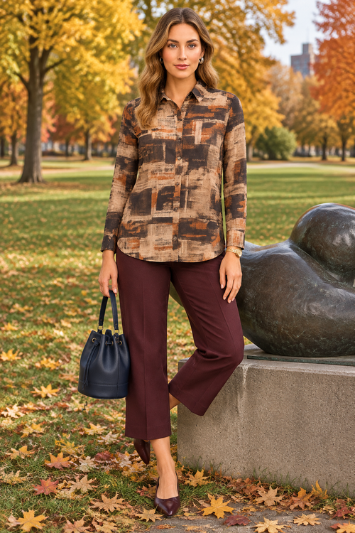Pantalon-culotte sable au parc Gabriel-Lalemant
