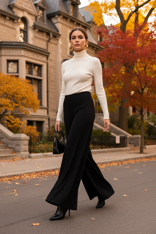 Pantalon wide-leg - Sherbrooke