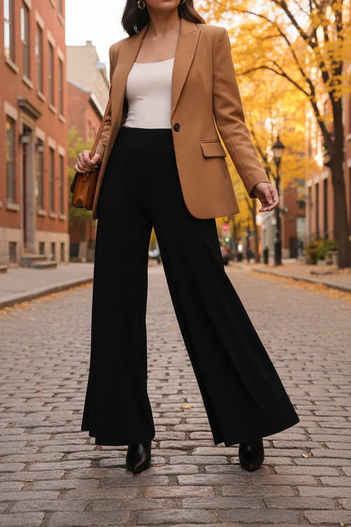 Pantalon wide-leg - Vieux-Montréal