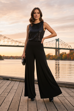 Pantalon wide-leg - Vieux-Port