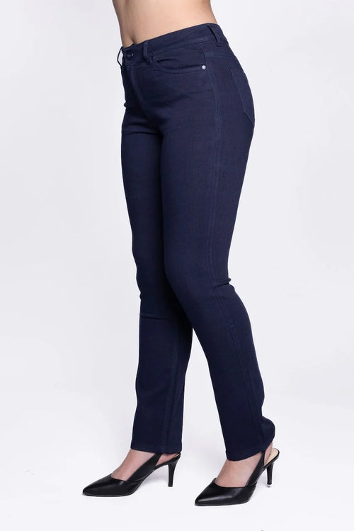 Pantalon noir Carrelli pr-140 à coupe ajustée et allure épurée pour un style polyvalent et élégant