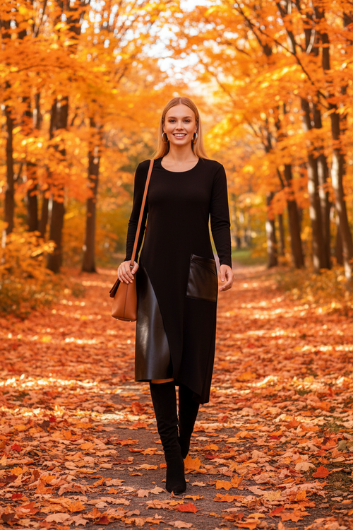 Robe bimatière - Mont-Royal