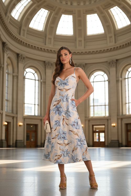 Robe fleurie - Bonsecours